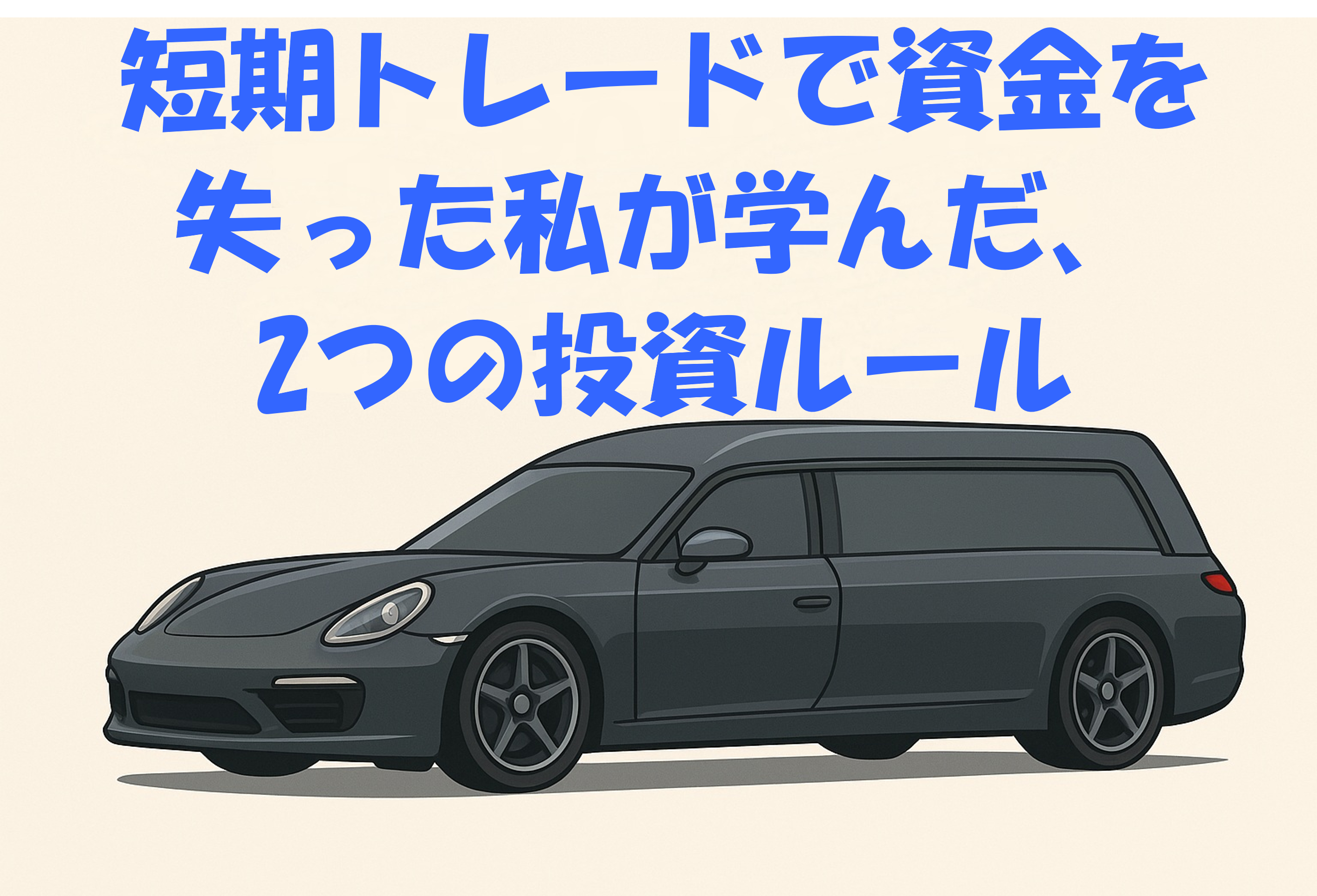 短期トレードで資金を失った私が学んだ、2つの投資ルール